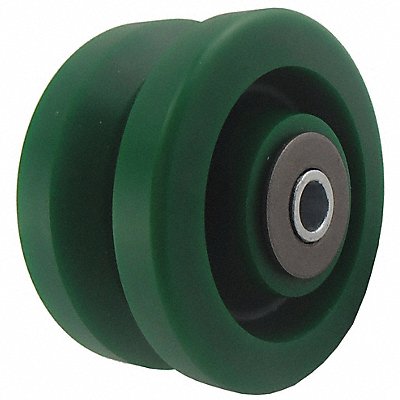 GRAINGER 3G307 V-Groove Track Wheel 4 Wheel Dia