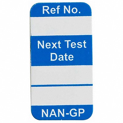 BRADY NANGPB Nanotag(tm) Insr 1-1/4 x 5/8 In Bl PK100