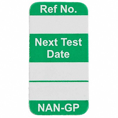 BRADY NANGPG Nanotag(tm) Insr 1-1/4 x 5/8 In PK100