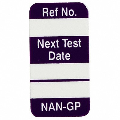 BRADY NANGPP Nanotag(tm) Insr 1-1/4 x 5/8 In PK100