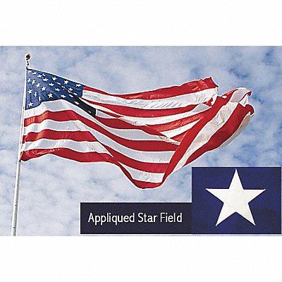 ANNIN FLAGMAKERS 1661 US Flag 30x60 Ft Nylon