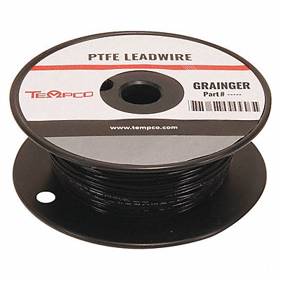 TEMPCO LDWR1062 High Temp Lead Wire 16AWG 100ft Blk