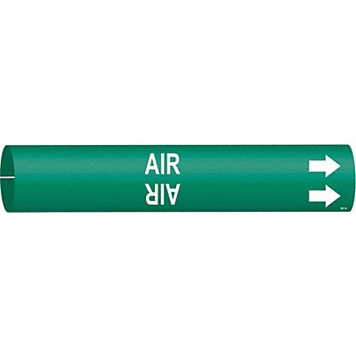 BRADY 4001A Pipe Marker Air 13/16 in H 4/5 in W