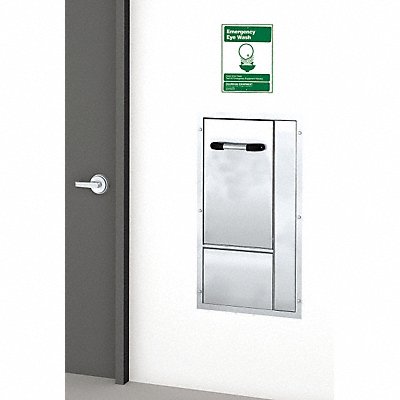 GUARDIAN EQUIPMENT GBF1735DP ADA Eye/Face Wash Station Recessed SS