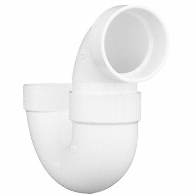 GRAINGER 5231 P-Trap Schedule 40 4 in Socket Socket