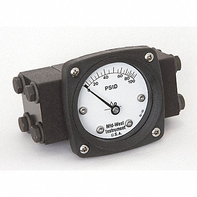 MIDWEST INSTRUMENT 140AA00OO100P D0748 Pressure Gauge 0 to 100 psi
