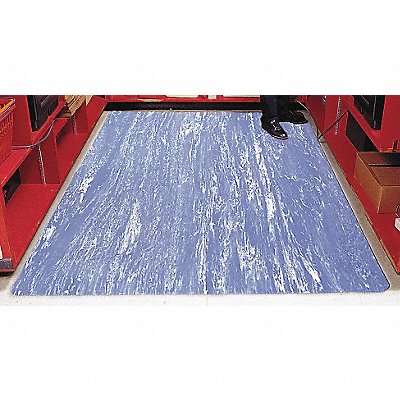 NOTRAX 470S0312BU Antifatigue Runner Blue 3ft. x 12ft.