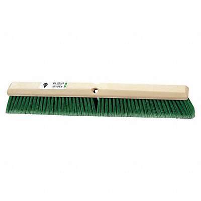 TOUGH GUY 3H388 Push Broom Head Threaded 24 Sweep Face