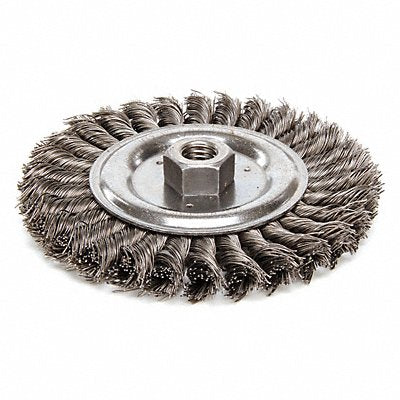 WEILER 96044 Twist Wire Wheel Brush Threaded Arbor