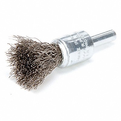 WEILER 96103 Crimped Wire End Brush Stainless Steel