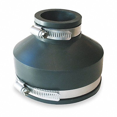 GRAINGER 1056415 Flexible Coupling PVC 4 in Overall Lg