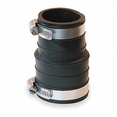 GRAINGER 1059150 Flexible Coupling PVC 1 1/2 Pipe Size