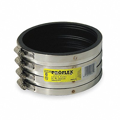 GRAINGER 300055 Coupling Neoprene 5 in For Pipe Size