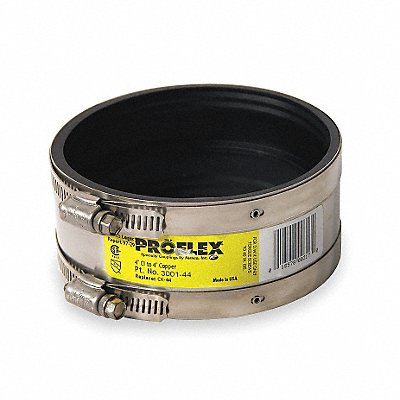 GRAINGER 300144 Couplimg Neoprene 4 in For Pipe Size