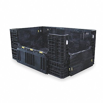 ORBIS HDR784834Blk Clps Bulk Ctr Black Solid 77 5/8 in