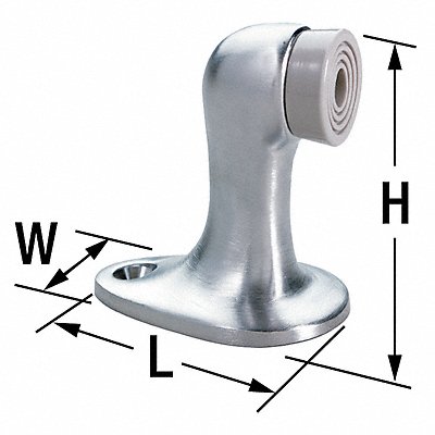 ROCKWOOD 47110 Rigid Door Stop Floor Mount Satin Bronze