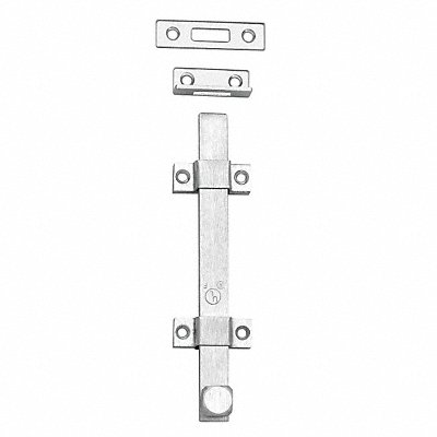 ROCKWOOD 580826D Surface Bolt Satin Chrome