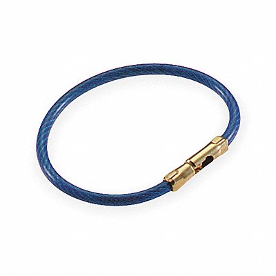 LUCKY LINE PRODUCTS 71135 Flex-O-Loc Key Ring Blue PK5
