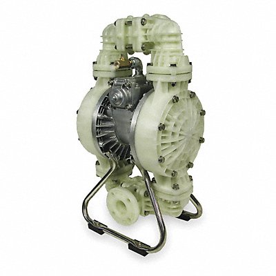 DAYTON 3HJW4 Double Diaphram Pump Flange PTFE/PP 3/4in 120gpm