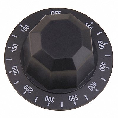 VULCAN N1540009 Thermostat Knob Blk For Bulb/Capillary Thermostat