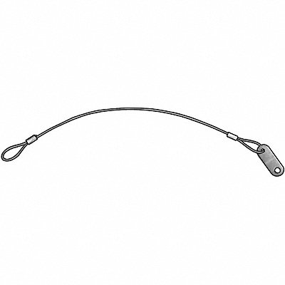 ITW BEE LEITZKE WWGTSS10466000NT Lanyard 2 Loops/Tab 3/64x6 L PK5