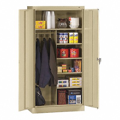 TENNSCO 7214PY Storage Cabinet 72 x36 x18 Putty 5Shlv