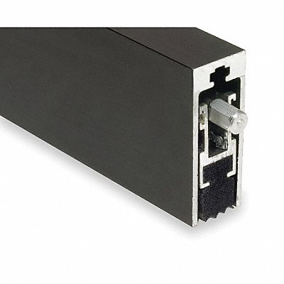 NATIONAL GUARD 420NHMDKB4 Automatic Door Bottom 1/2x48In Aluminum