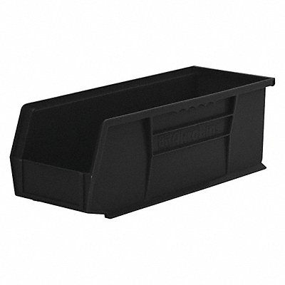 AKRO-MILS 30234BLACK F8659 Hang and Stack Bin Black Plastic 5 in