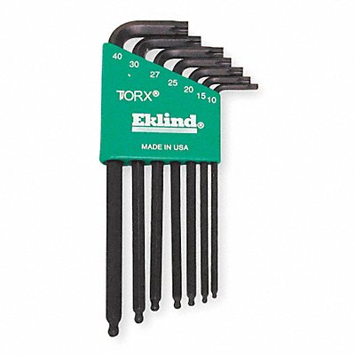 EKLIND 10007 Torx Key Set L Shape 3 3/8 to 4 7/8 in