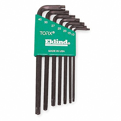 EKLIND 10707 Torx Key Set L Shape 3 3/8 to 4 7/8 in