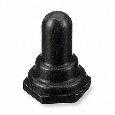 HUBBELL WIRING DEVICE-KELLEMS MSB1 Toggle Switch Boot Black Silicone