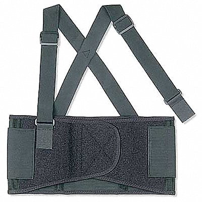 PROFLEX BY ERGODYNE 1650 Back Support w/Suspenders Black XS