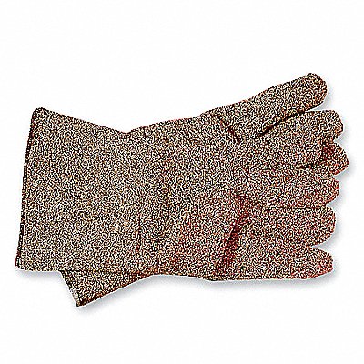 JOMAC 636HRLS Heat Resistant Gloves Brown/White XL PR