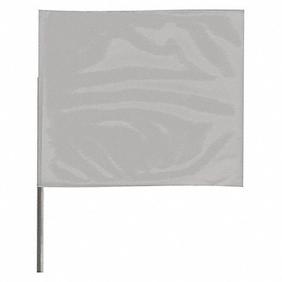 GRAINGER 2315SV200 Marking Flag 15 Silver PVC PK100