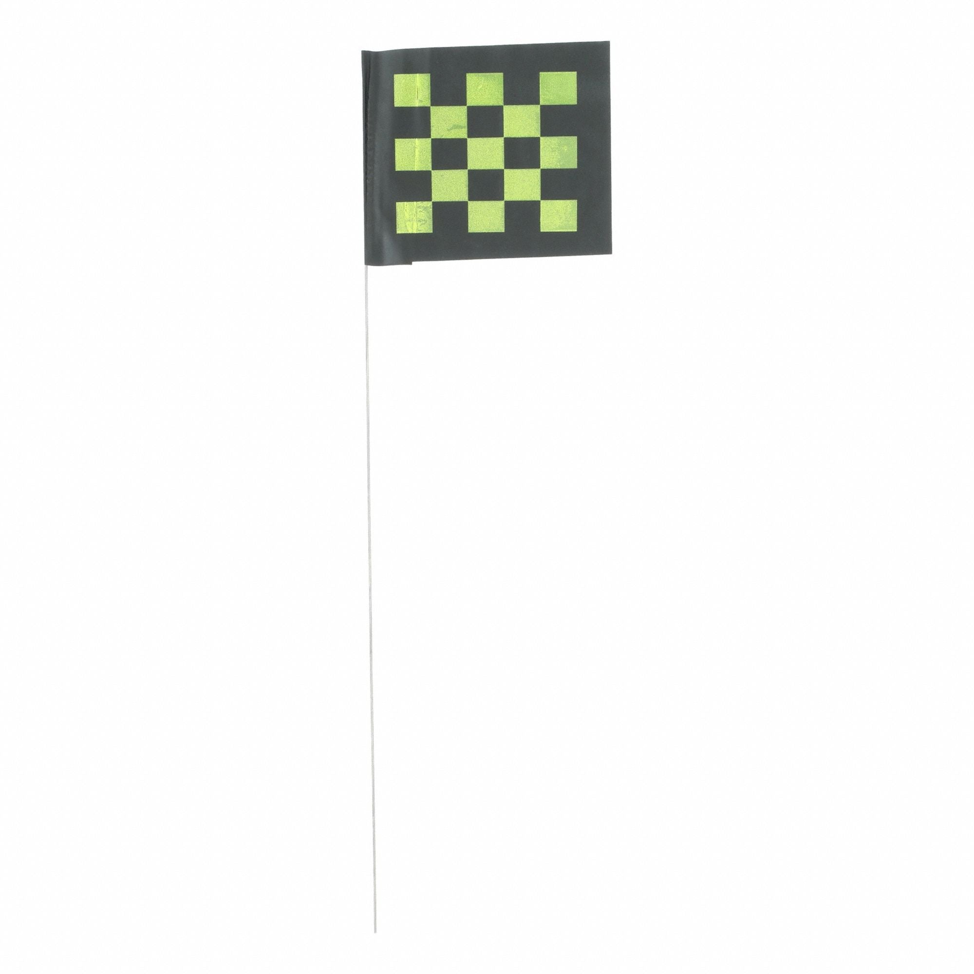 GRAINGER 4518BKY28544200 Marking Flag 18 Black/Yellow PVC PK100