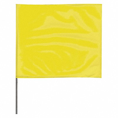 GRAINGER 2330Y200 Marking Flag 30 Yellow PVC PK100