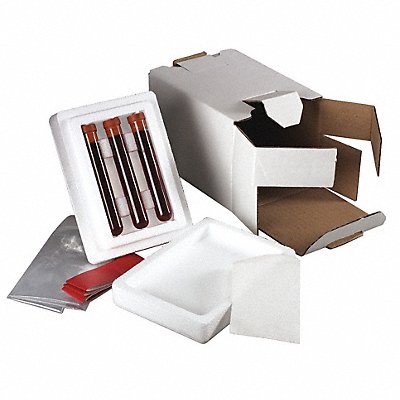 THERMOSAFE 473 Lab Tube Mailer 33 ECT White PK33