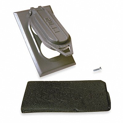 BELL 51460 Weatherproof Cover Die-Cast Zinc Grey
