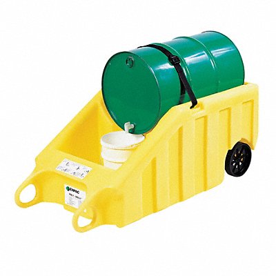 ENPAC 5300YE Indoor Dispensing Dolly Yellow 70 Gal