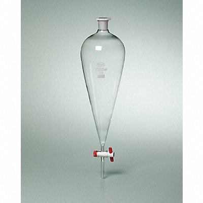 GRAINGER 3KWT5 Funnel 48 mm Dia 520 mm H 2 L
