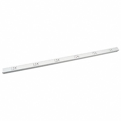 LEGRAND WH20GB512 Prewired Raceway 15A 5 Outlet White