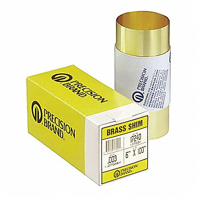 PRECISION BRAND 17715 Shim Stock 6 W 180 L 0.012 Thk