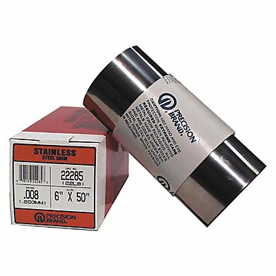 PRECISION BRAND 22250 Shim Stock 12 W 50 L 0.006 Thk