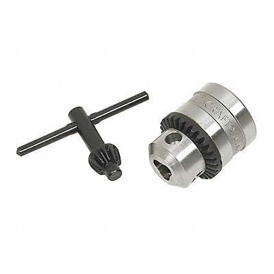 JACOBS 30243D Drill Chuck Keyed Steel 0.250 In 3/8-24