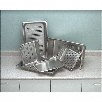 GRAINGER 30223 Perforated Tray 2 1/2 in H 10 1/4 in W
