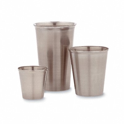 GRAINGER 84920 Medicine Cup 60mL Metal Wide