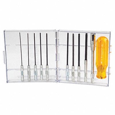 XCELITE 99PS40BPN Prec. Screwdriver Set Ball Hex SAE 11pcs