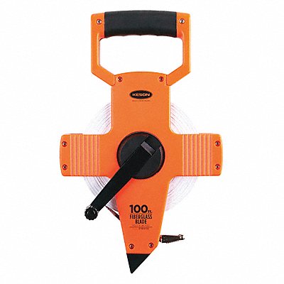 KESON OTR10100 Long Tape Measure 1/2 Inx100 ft Pumpkin