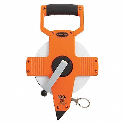 KESON NR18100 Long Tape Measure 3/8 In x 100 ft Grey