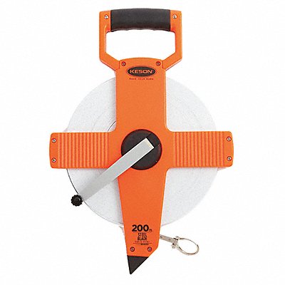 KESON NR18200 Long Tape Measure 3/8 In x 200 ft Grey